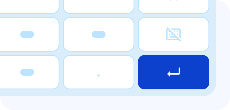 Keyboard component illustration